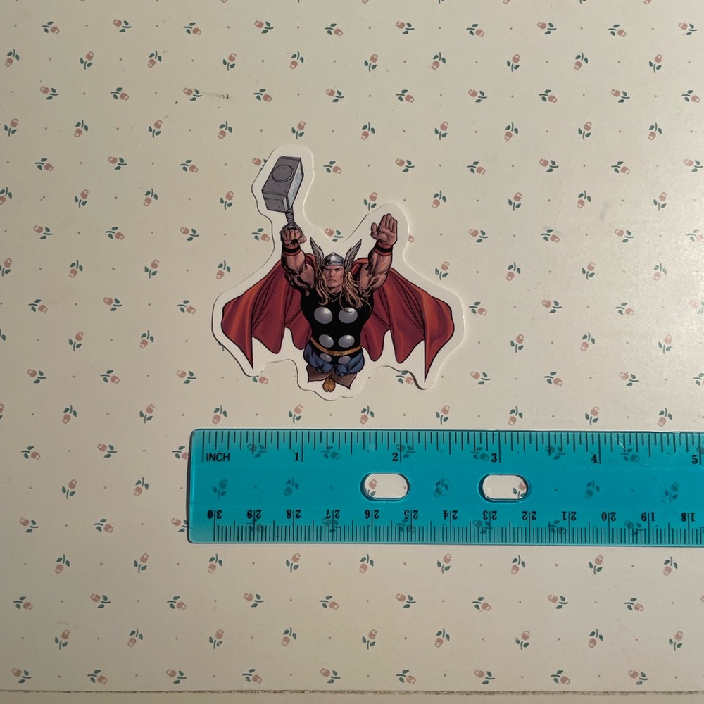 Thor Superhero Sticker - Picture 2 of 2